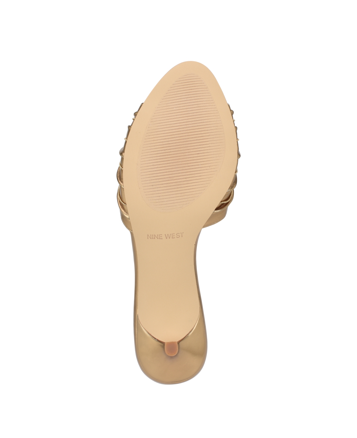 Nine West Women's Laike Kitten Heel Slip-On Dress Sandals