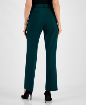Plus Size High Rise Straight Leg Pants