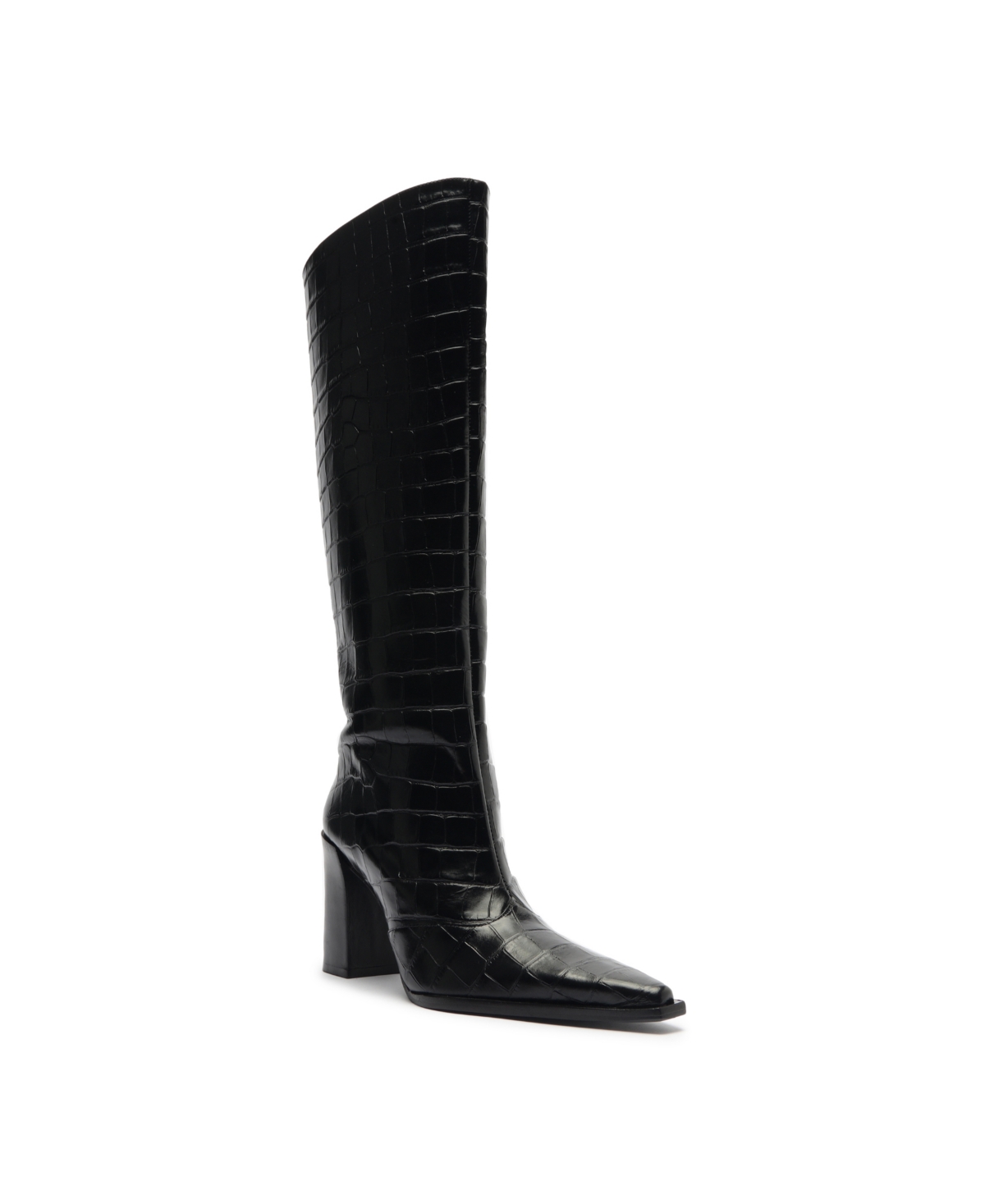 SCHUTZ WOMEN'S RAFFAELA UP KNEE HIGH POINTED TOE BOOTS 