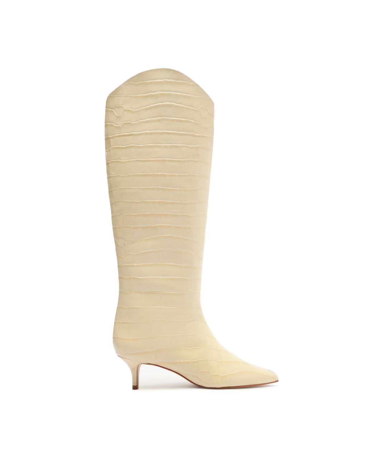 Schutz Women's Maryana Lo Wide Pointed Toe Knee High Boots
