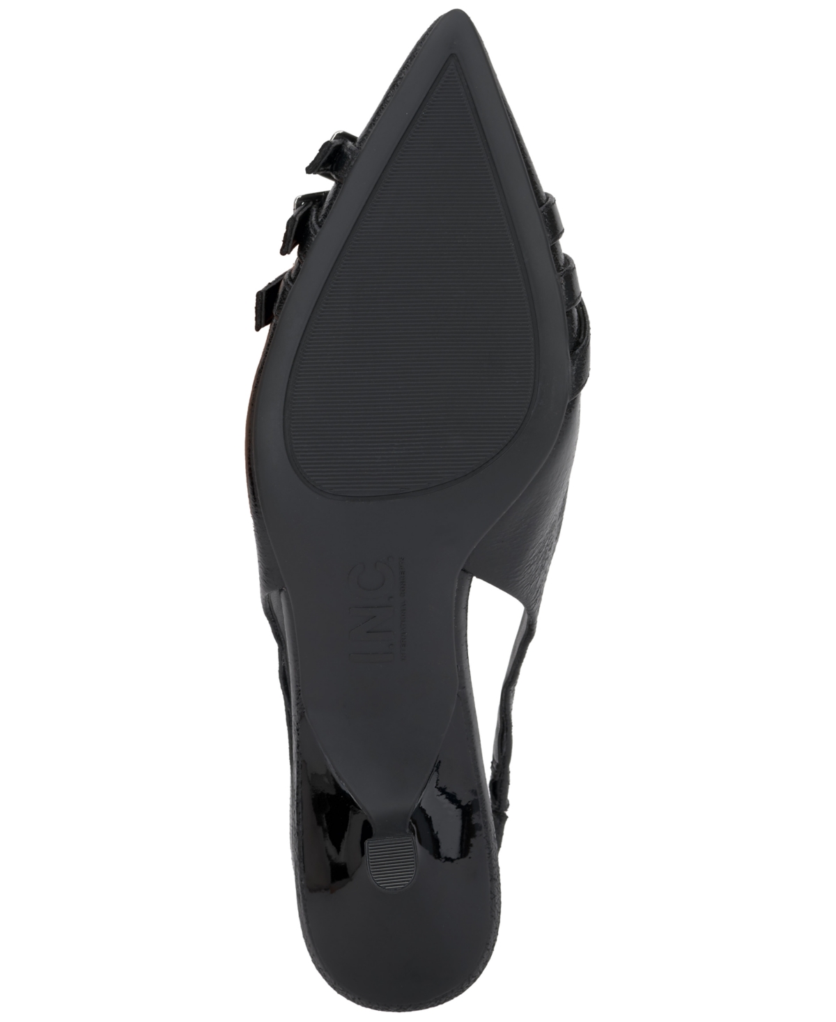 Shop Inc International Concepts Women's Capeka Slingback Pumps, Created For Macy's In Black Crinkle