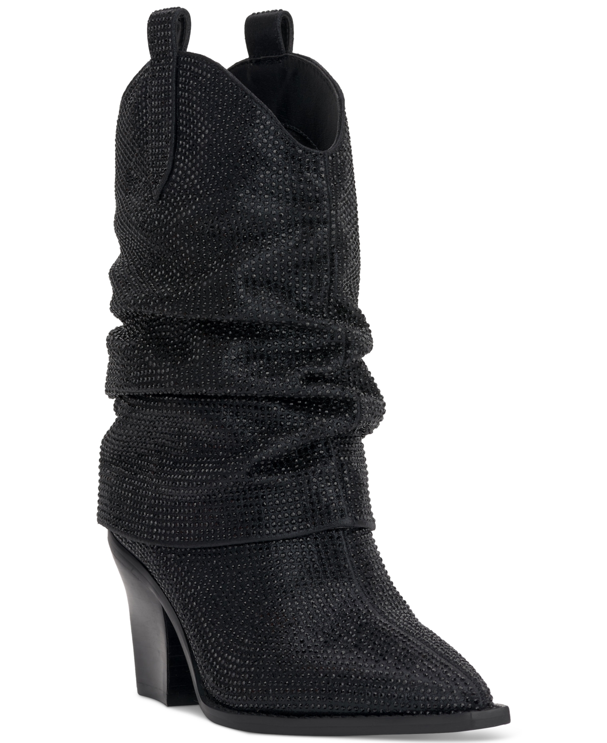 Women's Gemorra Embellished Slouchy Cowboy Booties - Red Muse Rhinestone