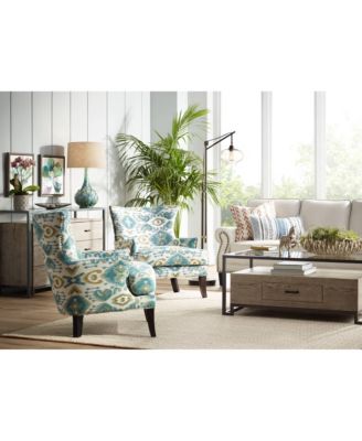 Kenya Modern Table Lamp 29 1/2" Tall Blue Green Reactive Glaze Ceramic Beige Linen Tapered Drum Shade for Bedroom Living Room House Home Bedside Nightstand Office Entryway Kids - Possini Euro Design