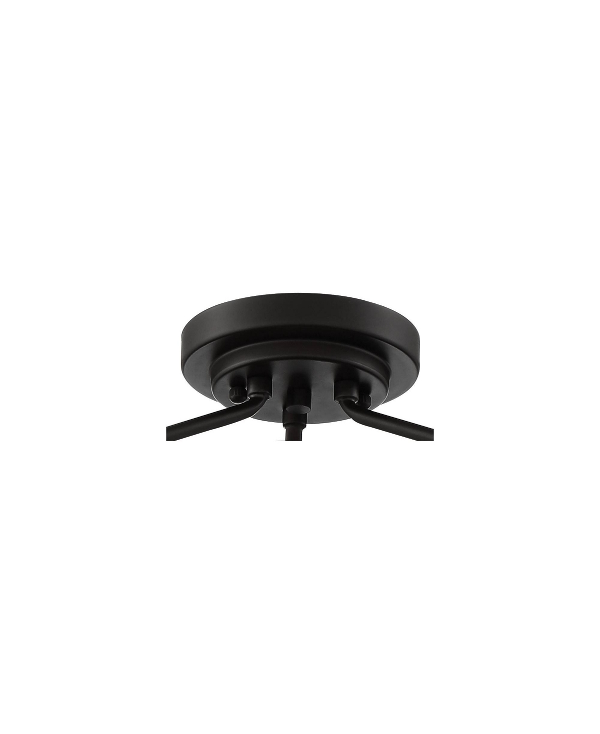 Possini Euro Design Bellis Industrial Rustic Farmhouse Ceiling Light Semi Flush-Mount Fixture 14 1/2