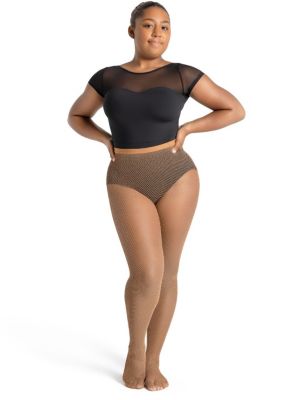 Plus Size Professional Fishnet Seamless Tight