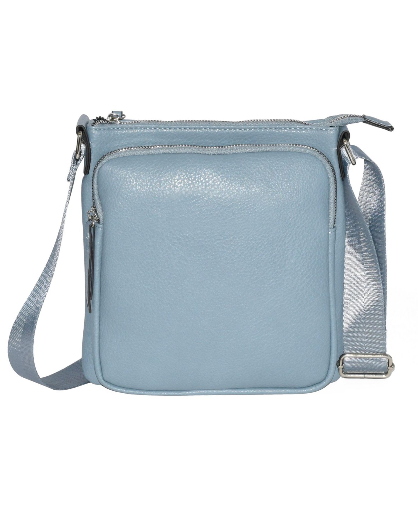 Женская сумка Nicci Crossbody Bag with Front Zipper Pocket, цвет: Чёрный — фото 7