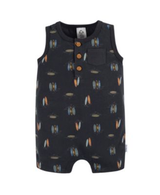 Baby Girls Short Leg and Long Leg Romper Set, 2 Pack