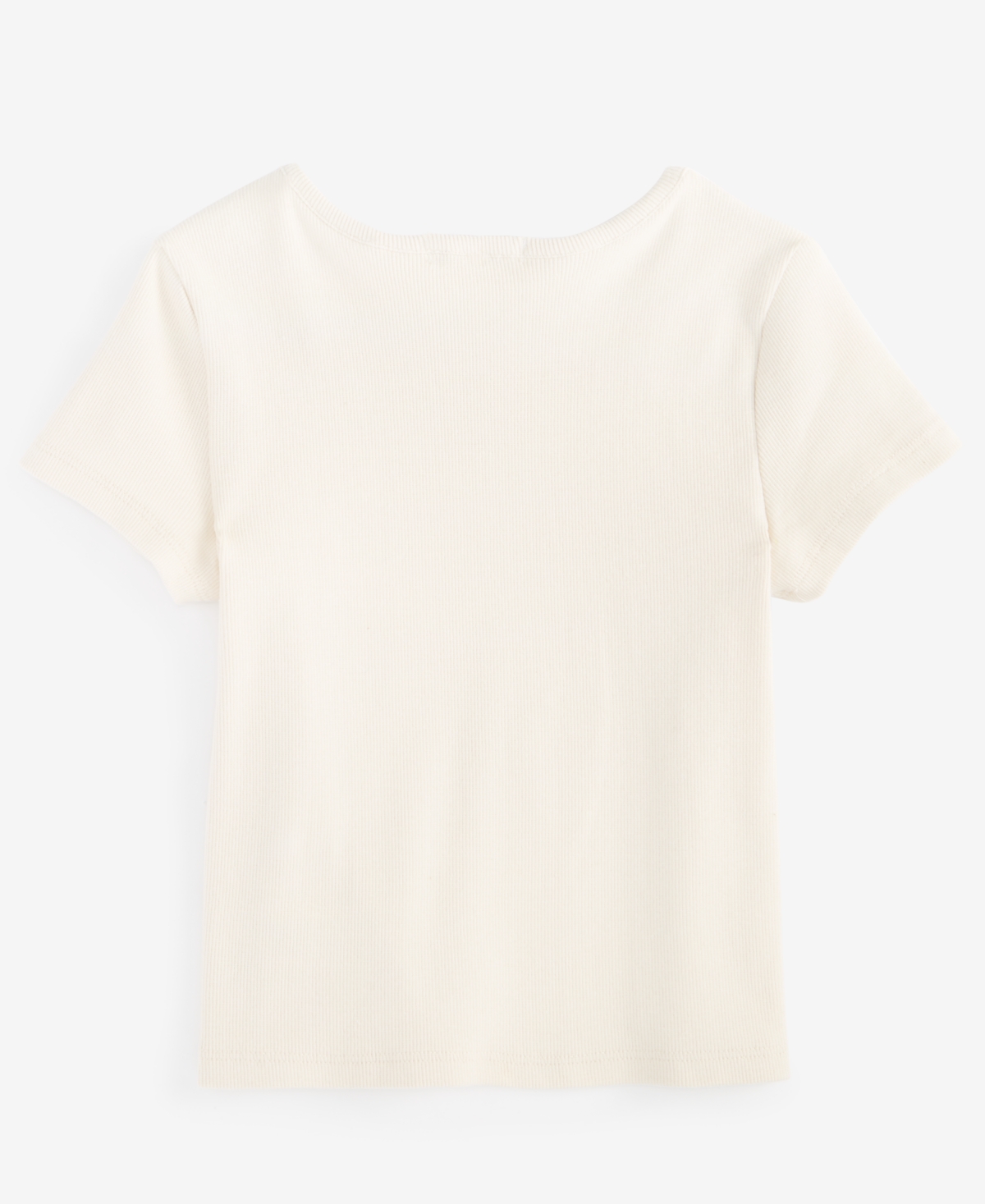 kensie Big Girls Keyhole-Cutout Top