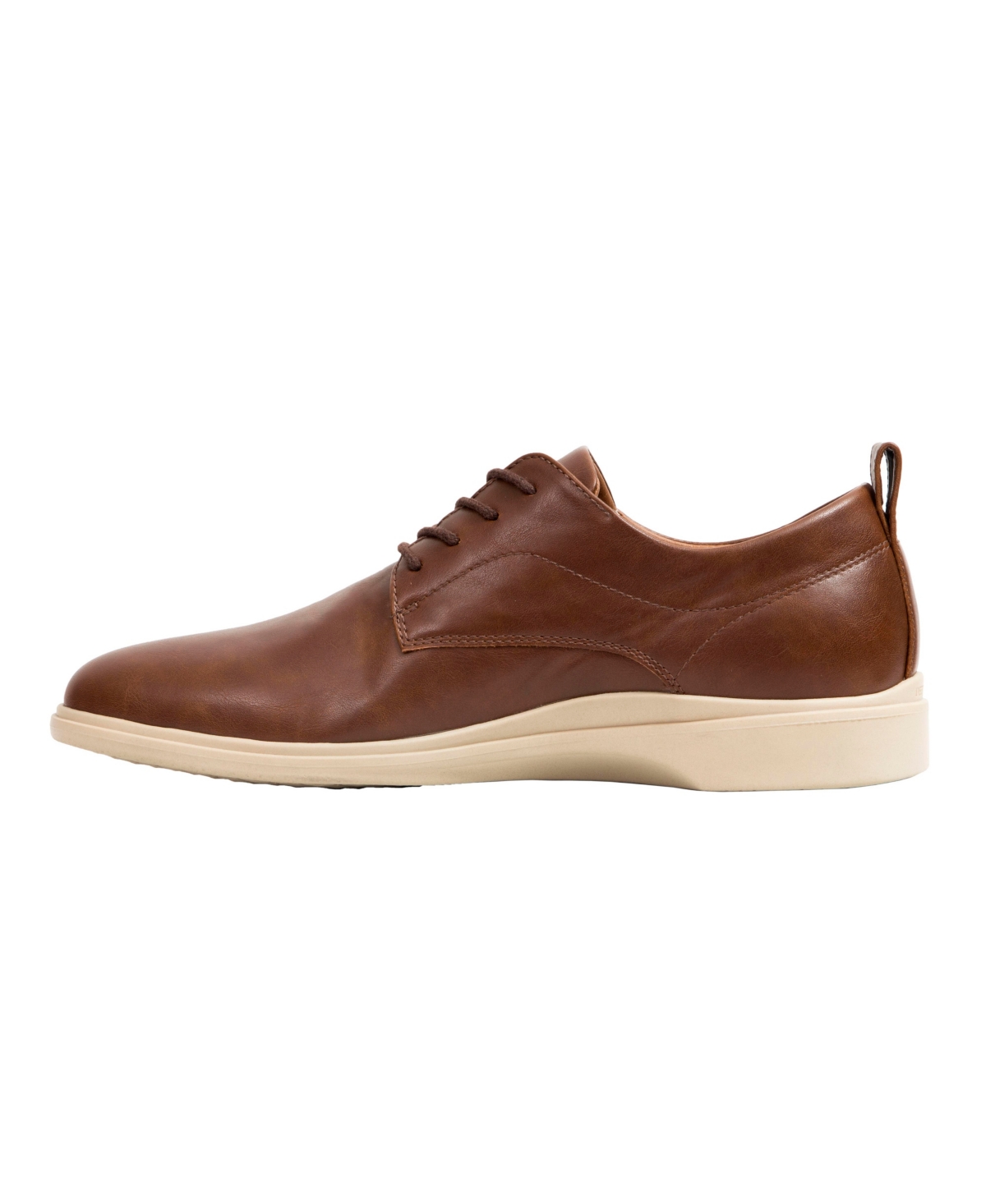 Deer Stags Lisbon Mens Lace-up Faux Leather Oxfords In Black,grey