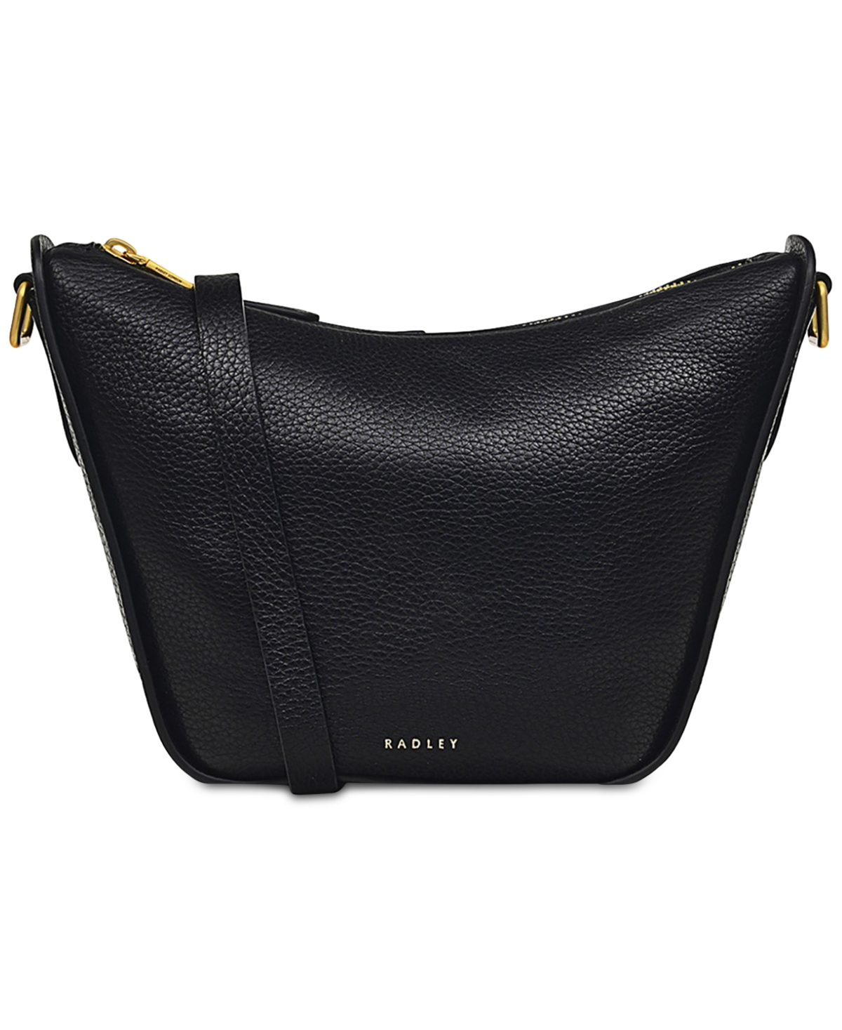 Oak Street Small Zip-Top Crossbody - Black