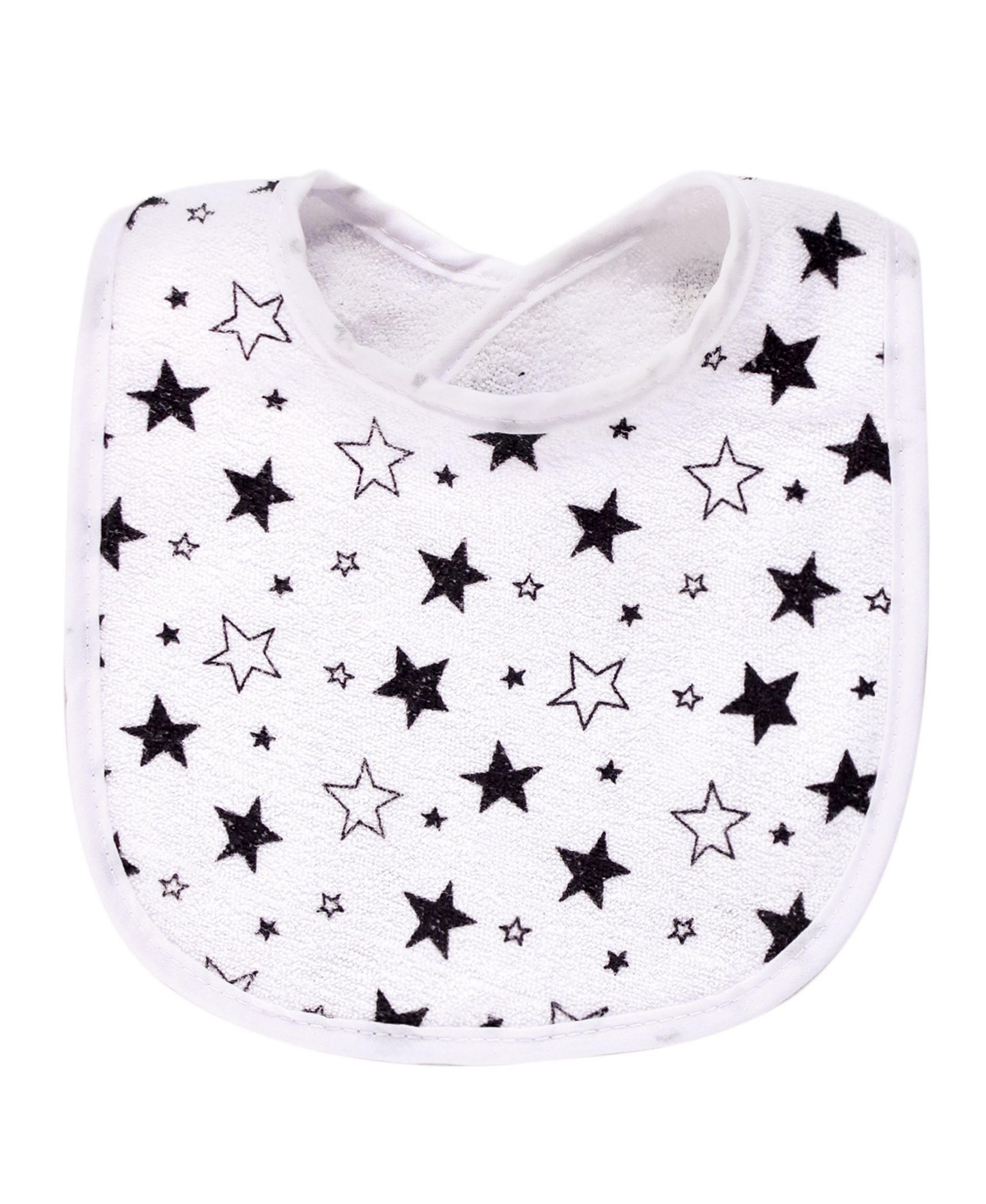 Hudson Baby Cotton Drooler Bib, 10-Pack