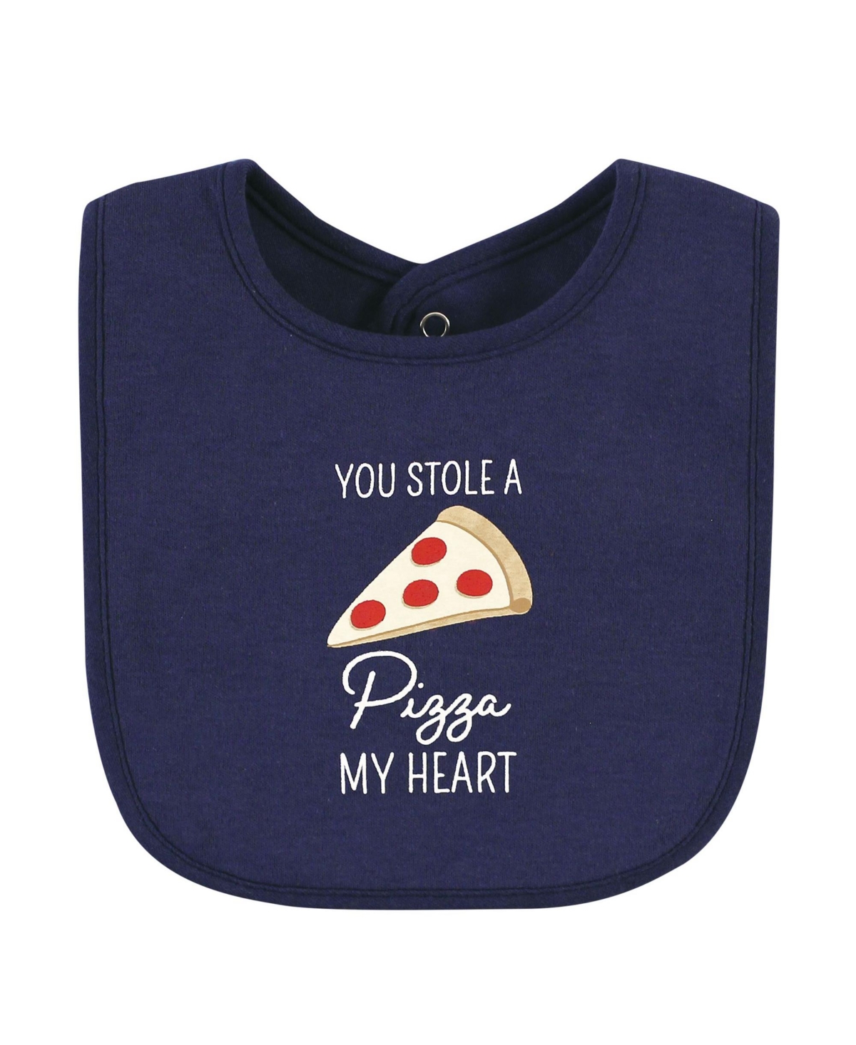 Hudson Baby Infant Boy Cotton Bib and Sock Set, One Size - Pizza