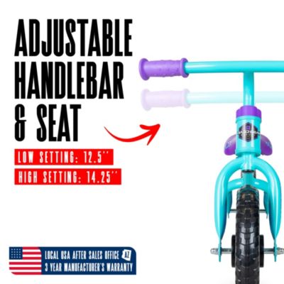 Toddler Balance Bike – Lightweight No Pedal First Bike for Ages 18 Months to 4 Years – Adjustable Seat – 10" Maintenance-Free Tires – My 1st BMX Balance Bike - Black