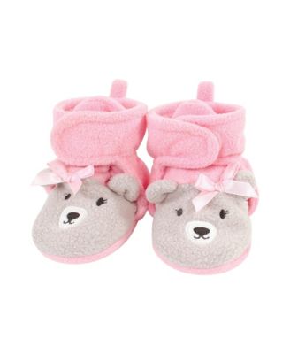 Baby Boys Hudson Unisex Plush Fleece House Slippers