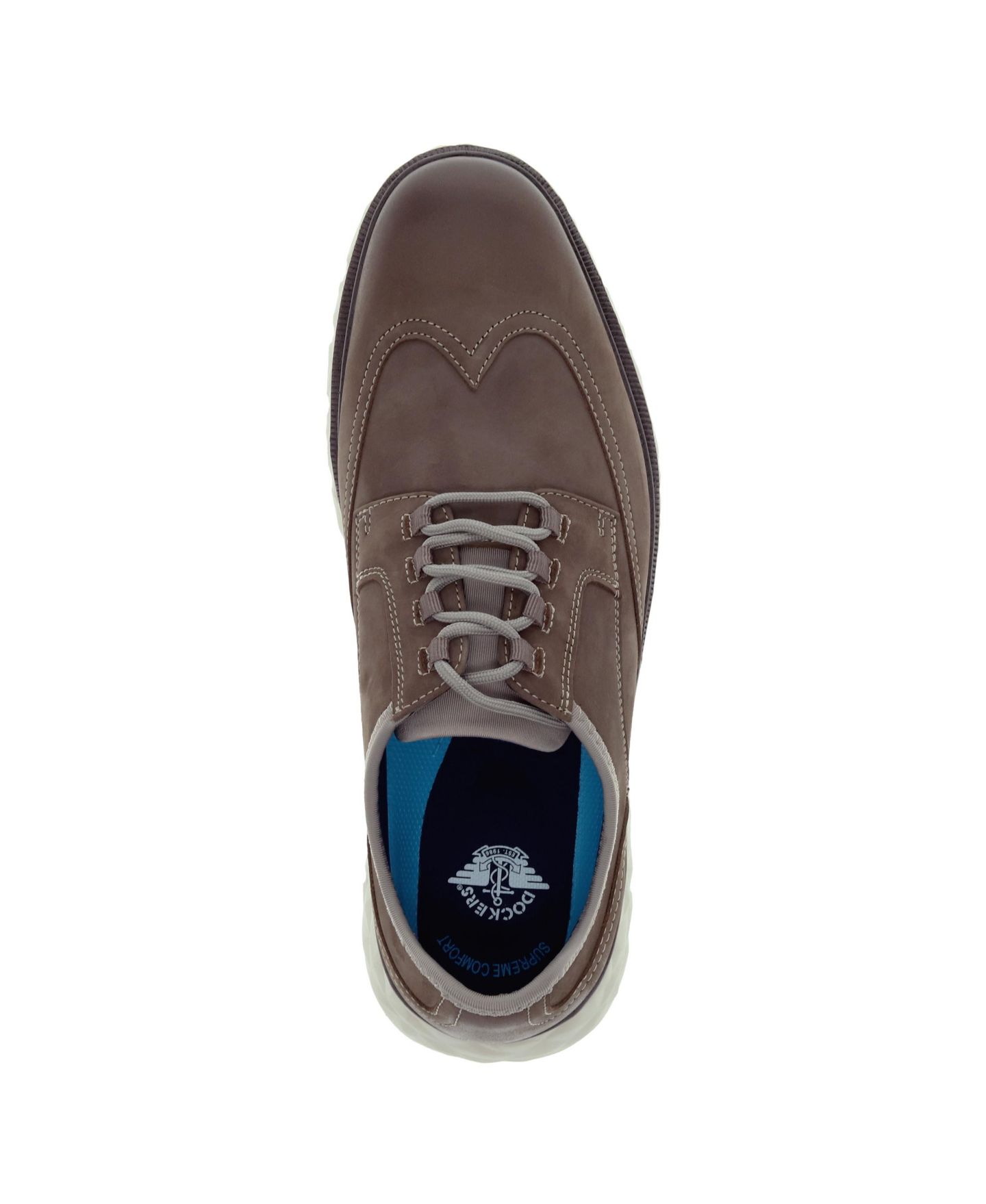 Мужские повседневные оксфорды Dockers Clarkston, цвет: Серо-коричневый — фото 3