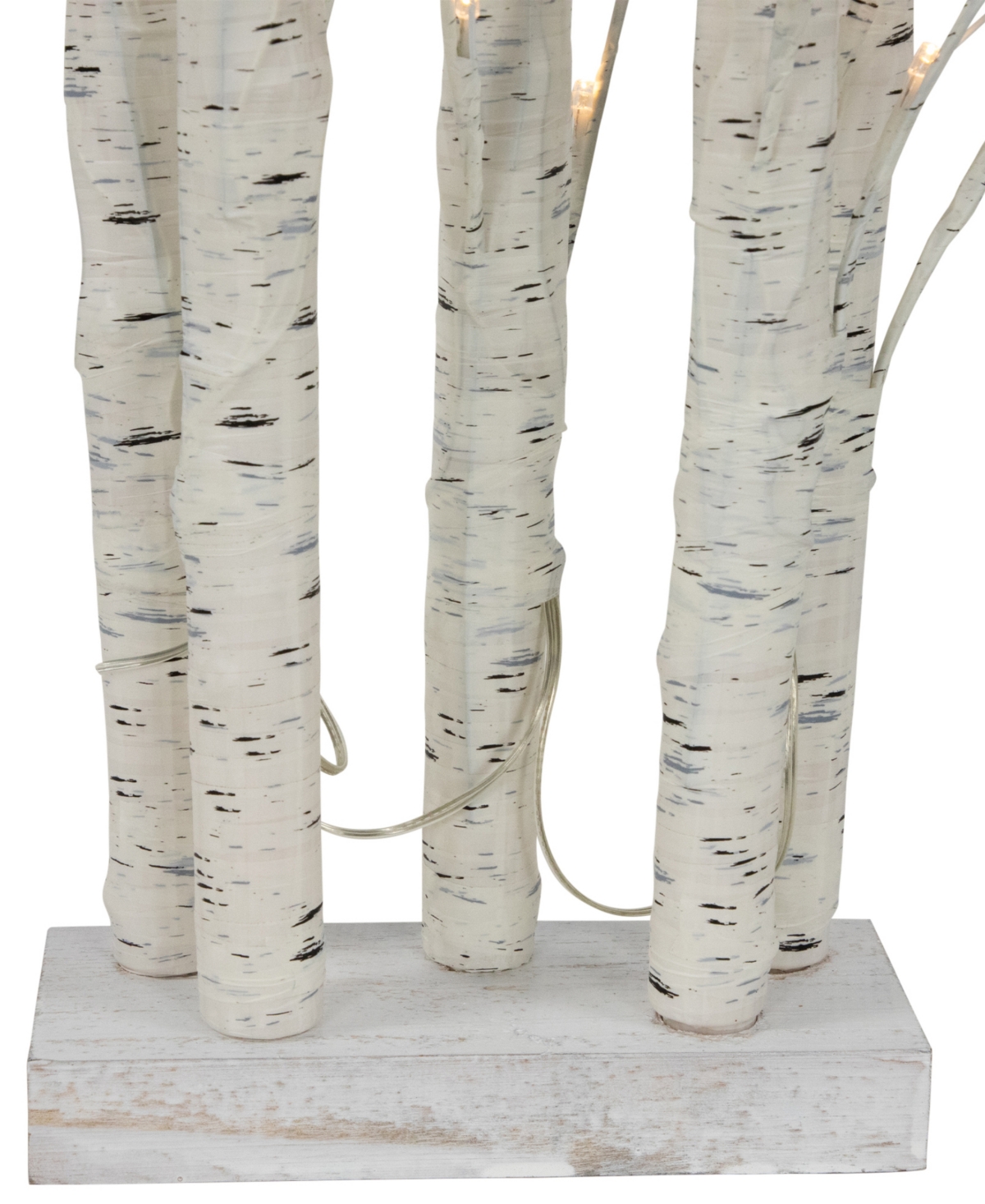 Northlight 4'Birch Twig Tree Cluster Christmas Decoration - White
