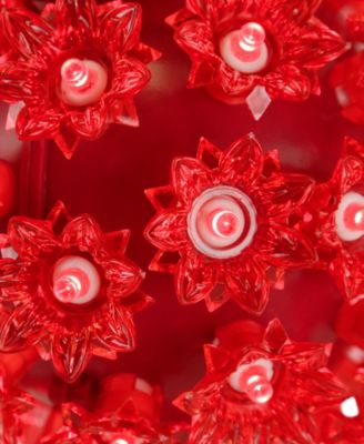 LED Starlight Sphere Hanging - 6-Inch - Red Lights