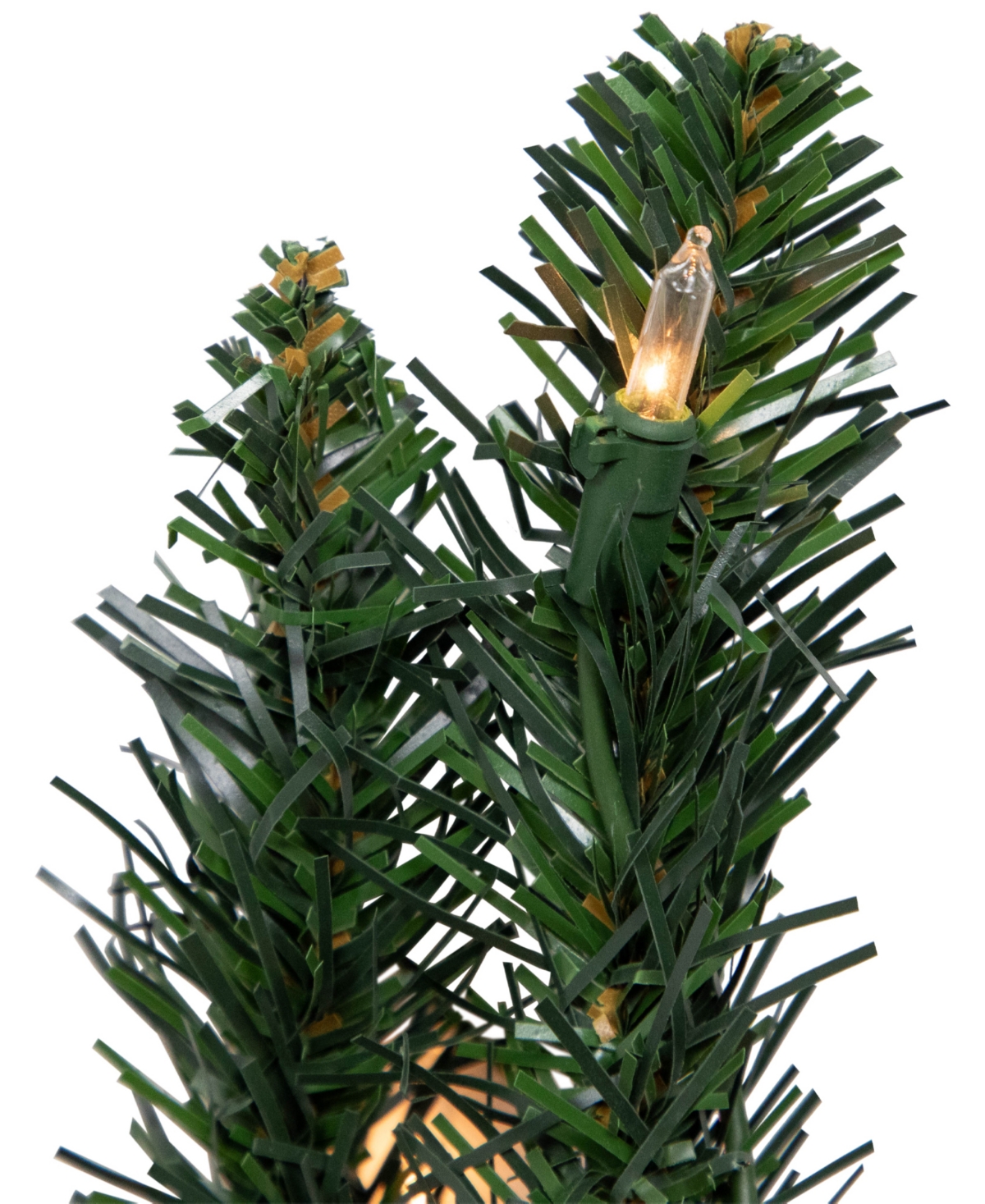 Northlight 3' Buffalo Fir Artificial Christmas Wall Or Door Tree In Green