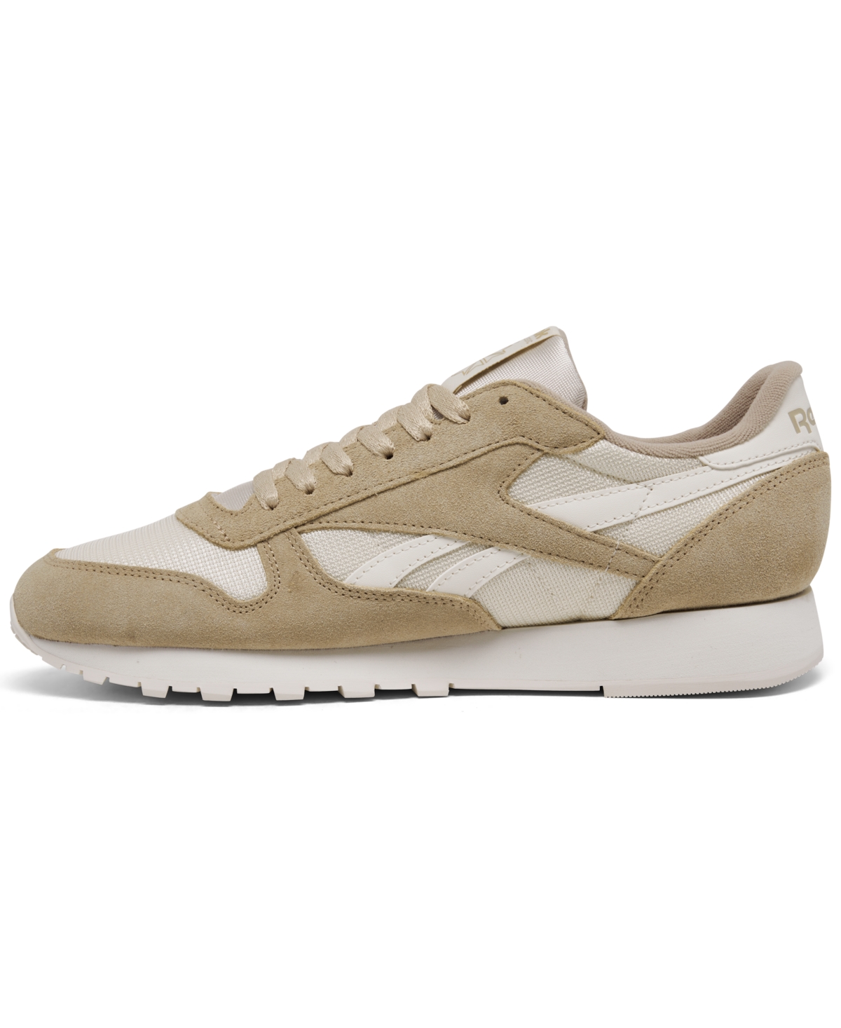 Reebok Men's Classic Leather Casual Sneakers from Finish Line -Chalk