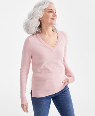Style & Co Women's V-Neck Sweater, Created for Macy's - Macy's