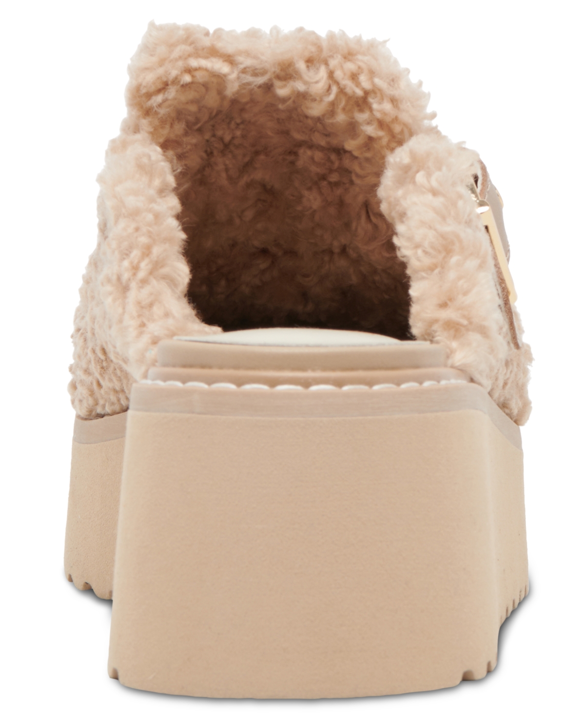 Dolce Vita Women's Lelani Plush Platform Clogs