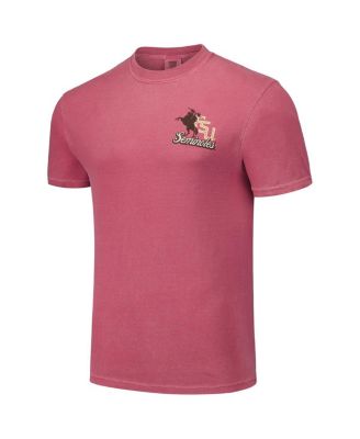 Men's and Women's Garnet Florida State Seminoles Hyper Local Unconquered Statue T-Shirt