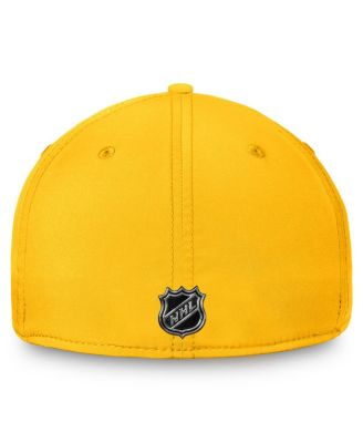 Men's Gold Nashville Predators Authentic Pro Training Camp Flex Hat