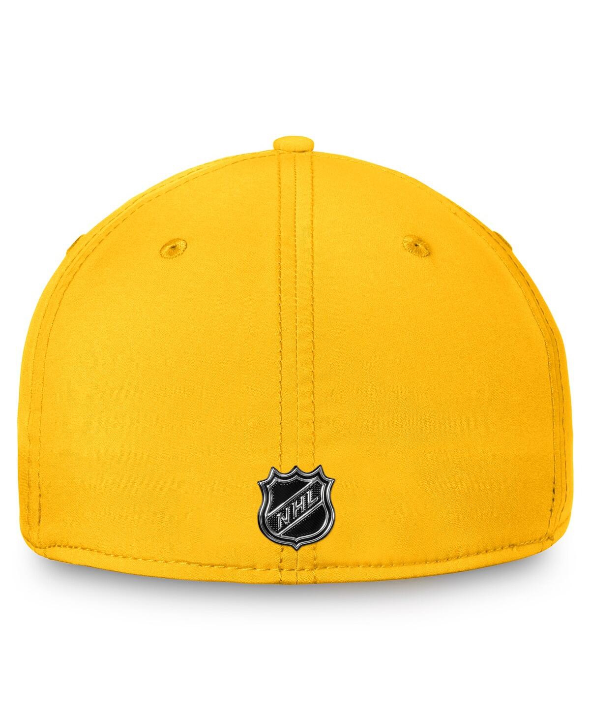 Fanatics Men's Gold Nashville Predators Authentic Pro Training Camp Flex Hat In Gold