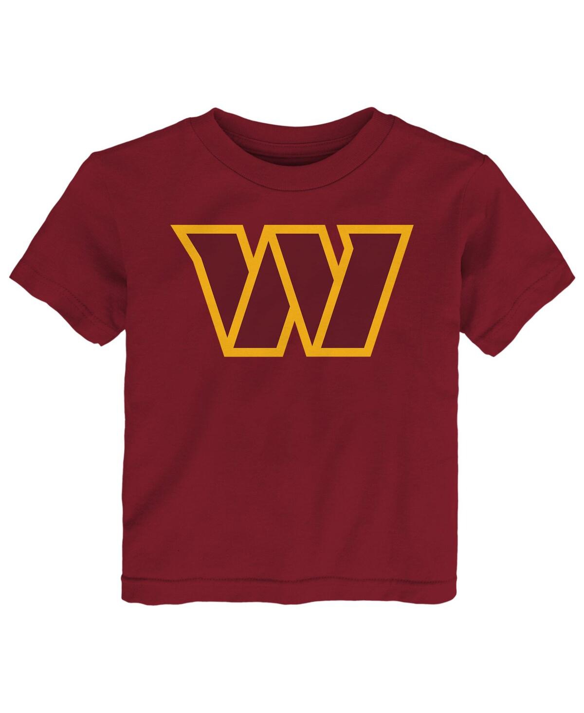 Outerstuff Toddler Burgundy Washington Commanders Primary Logo T-shirt In Burgundy