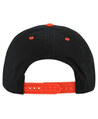 Men's Black NY Giants Double Headed Baseline Hitch Adjustable Hat