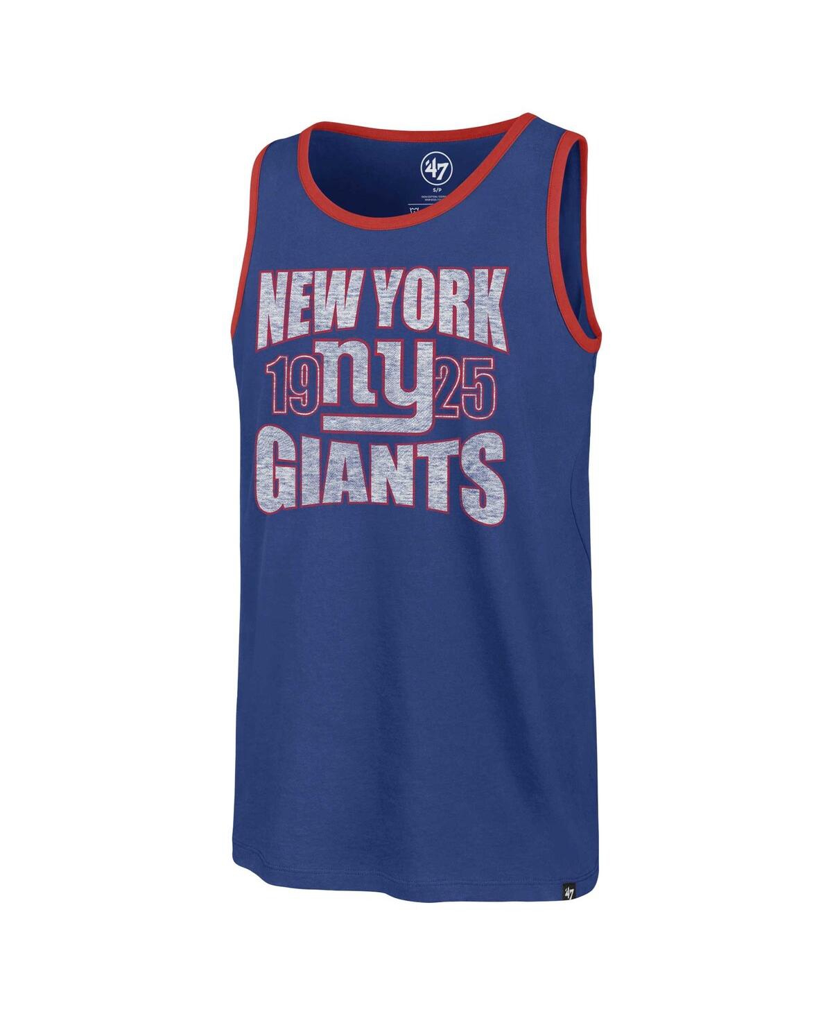 47 Brand Men's Royal New York Giants Upload Franklin Tank Top In Royal