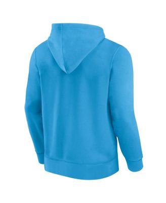 Men's Light Blue St. Louis Cardinals Plan for Adversity Henley Fleece Pullover Hoodie