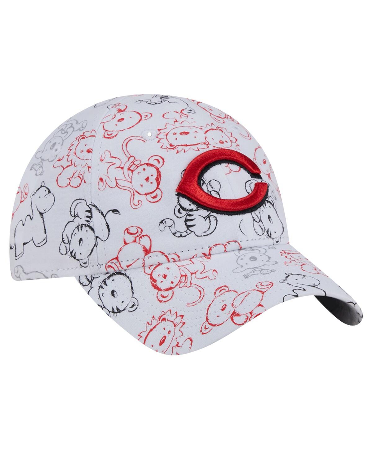 New Era ToddlerCincinnati Reds Animal 9FORTY Flex Hat - White