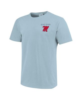 Men's and Women's Powder Blue Ole Miss Rebels Scenic Comfort Colors T-Shirt