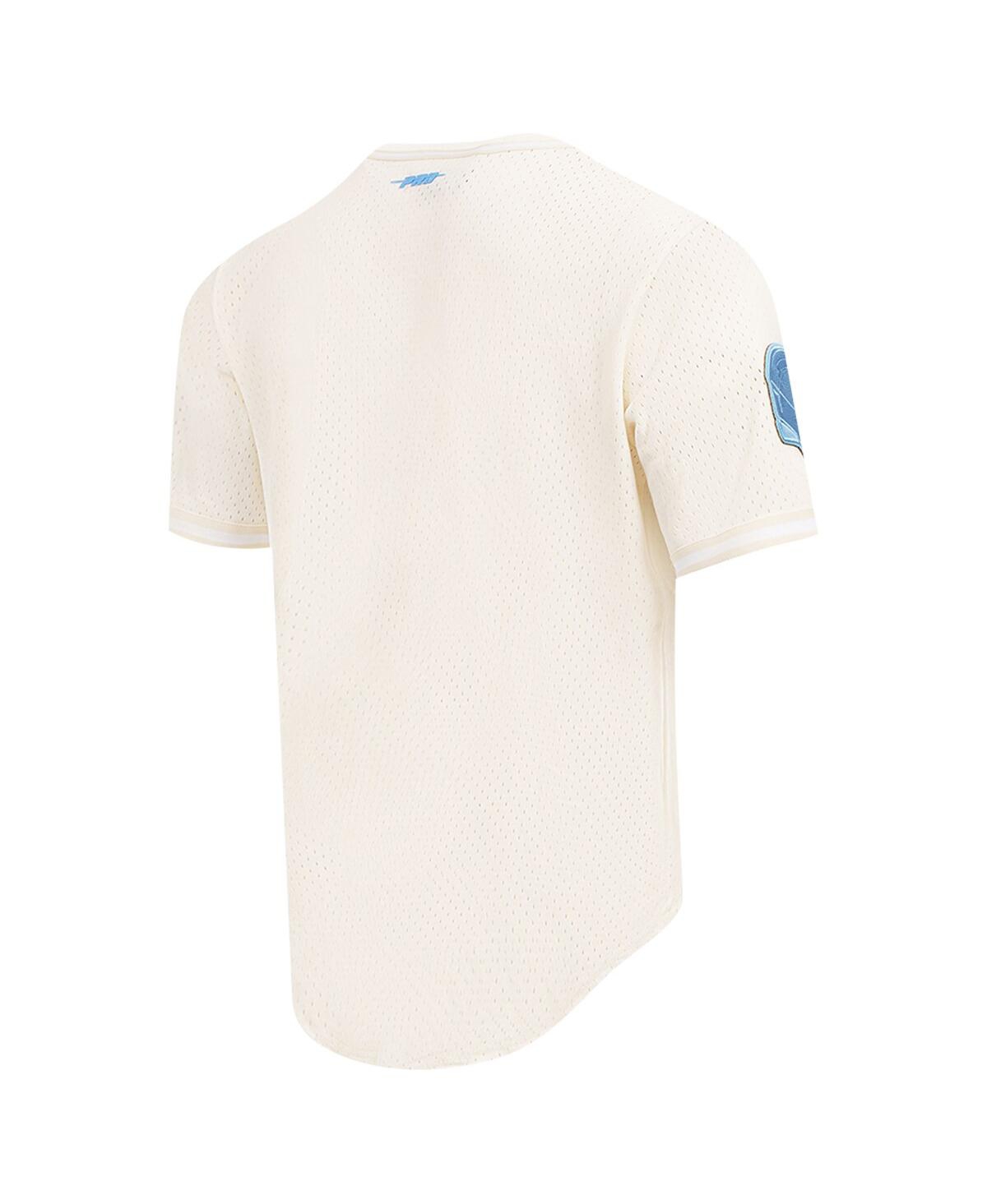 Pro Standard Men's Justin HerbertLos Angeles Chargers Name Number Triple Tonal Button-Up Baseball Jersey - Cream