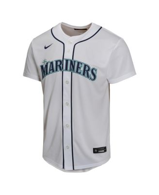 Big Boys and Girls Julio Rodríguez White Seattle Mariners Home Game Player Jersey