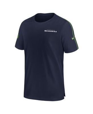 Men's College Navy Seattle Seahawks 2024 Sideline Coach UV Performance T-Shirt