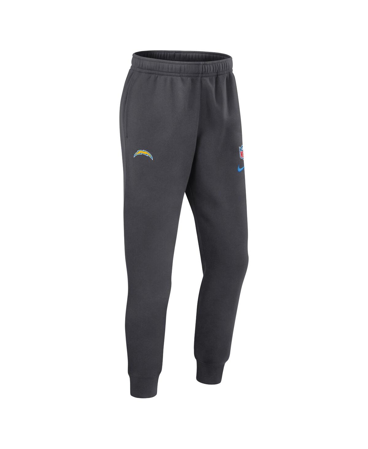Nike Men's Anthracite Los Angeles Chargers 2024 Sideline Club Pants In Anthracite