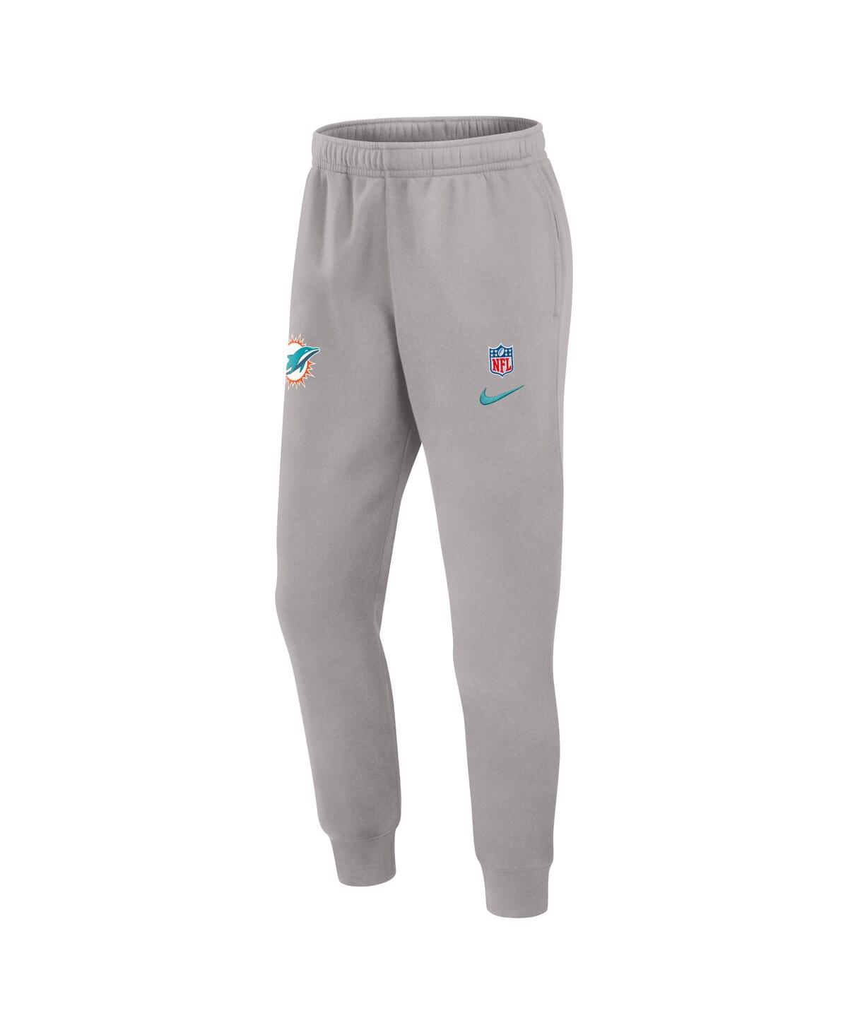 Nike Men'sMiami Dolphins 2024 Sideline Club Pants - Gray