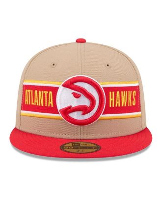 Men's Tan/Red Atlanta Hawks 2024 NBA Draft 59FIFTY Hat