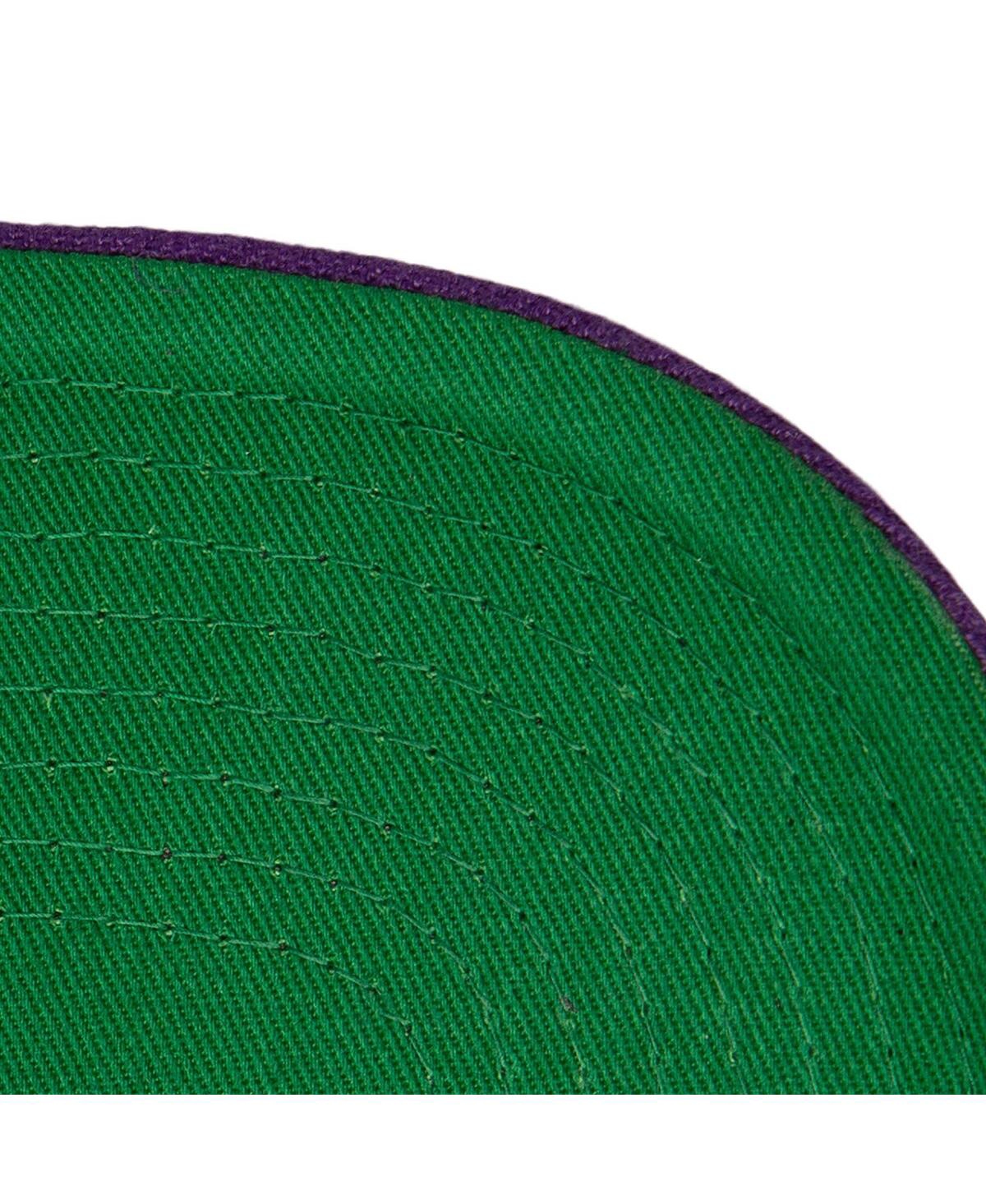 Mitchell & Ness Men's Cream/purple Los Angeles Lakers 17x Nba Champions Soul Legacy Defined Snapback Hat In Cream Purp