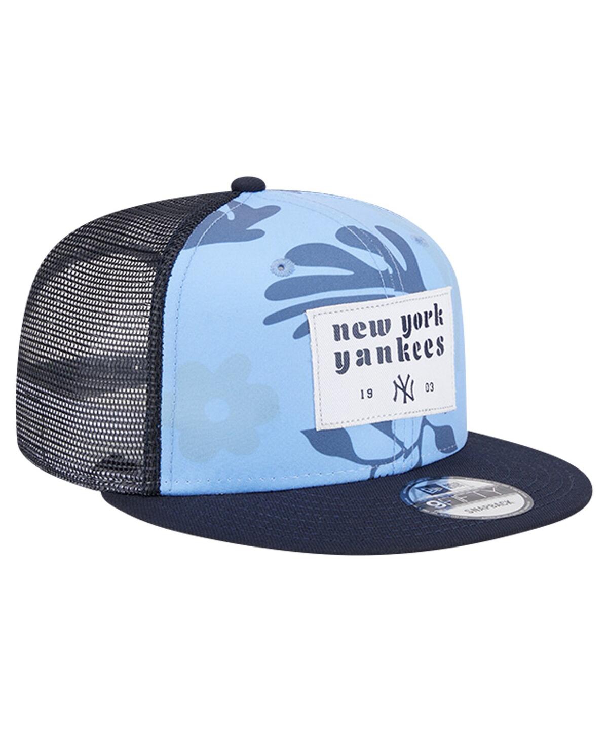 Men's Navy New York Yankees Bikini Bottom Trucker 9FIFTY Snapback Hat - Navy