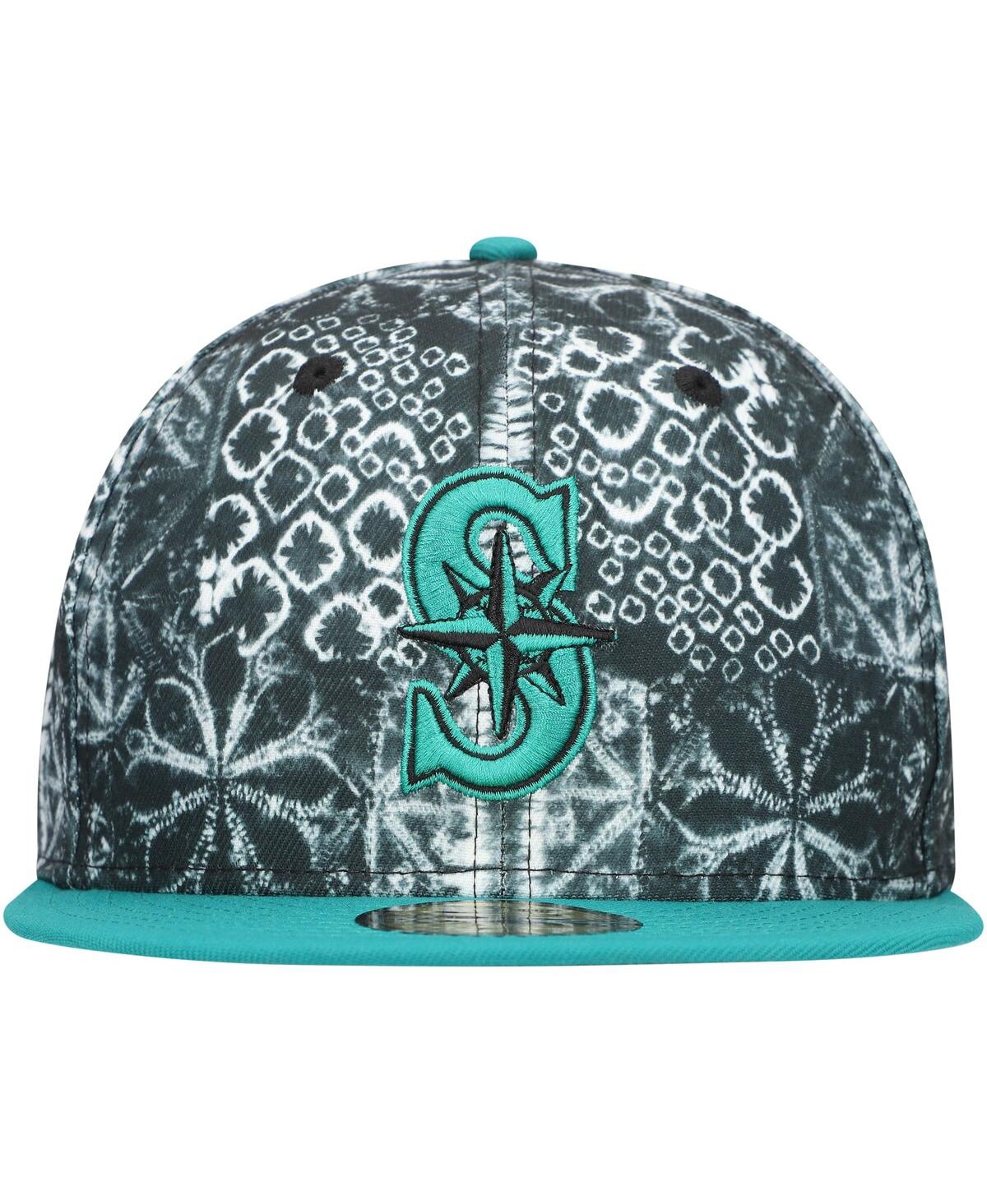 New Era Men'sSeattle Mariners Sands 59FIFTY Fitted Hat - Black
