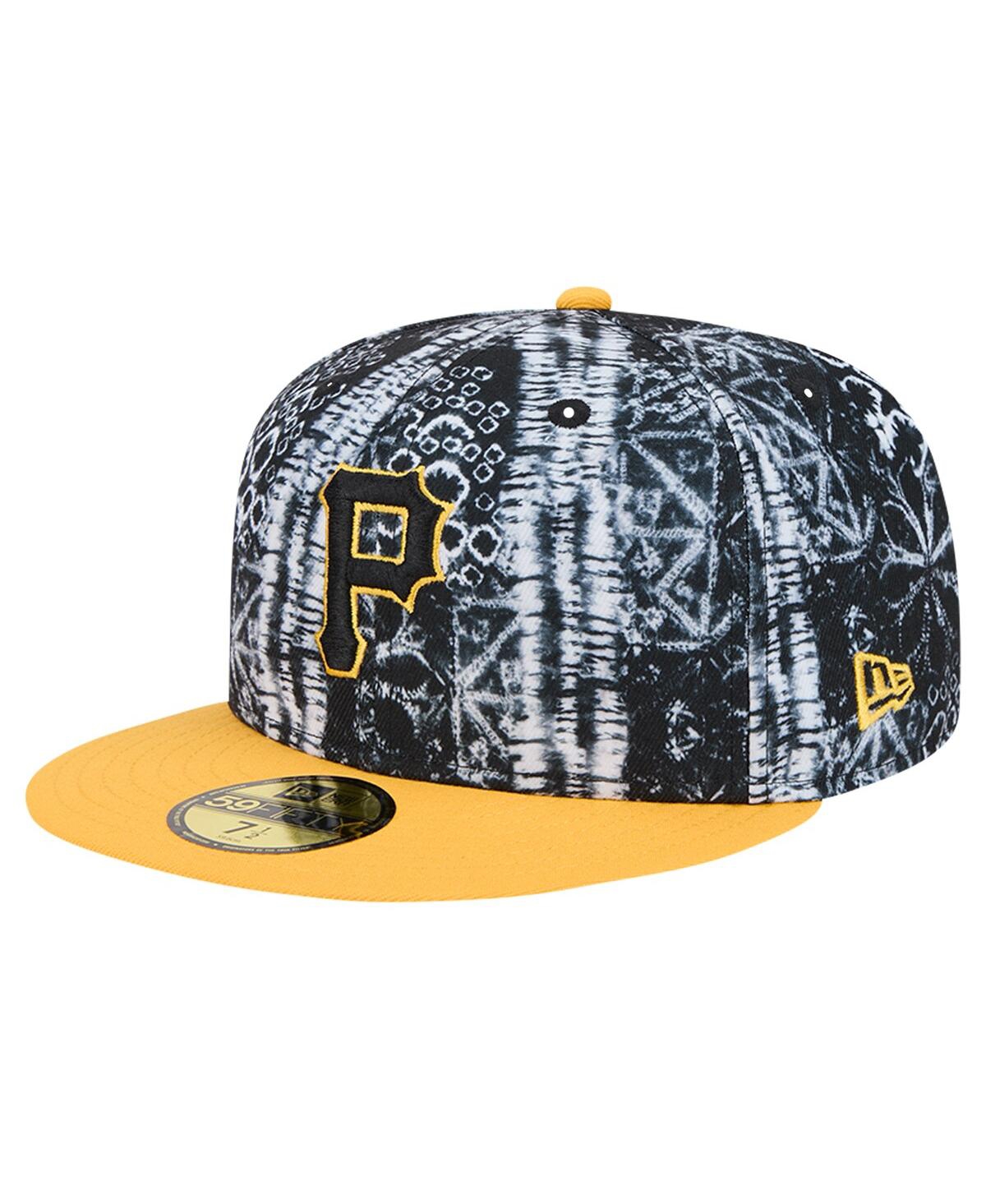 New Era Men'sPittsburgh Pirates Sands 59FIFTY Fitted Hat - Black