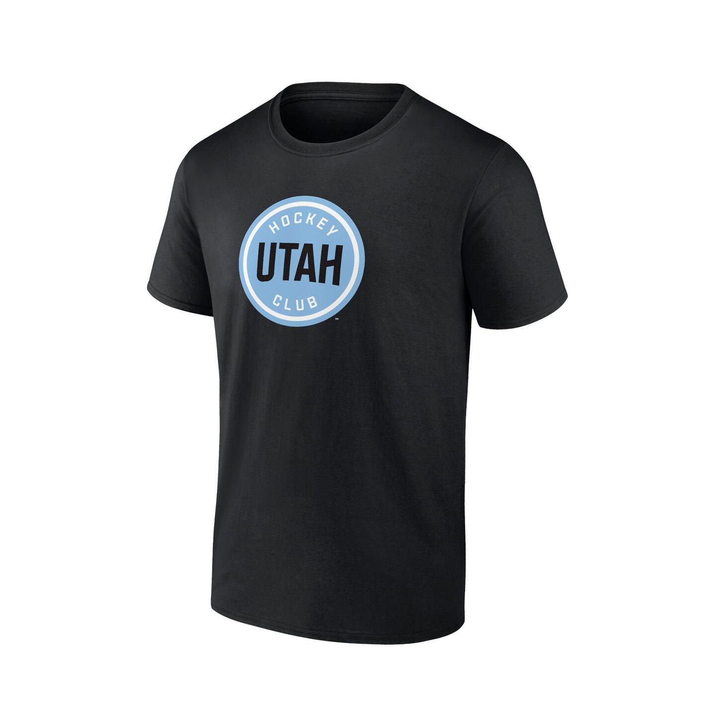 Мужская футболка Fanatics Black Utah Hockey Club Draft Logo — фото 2