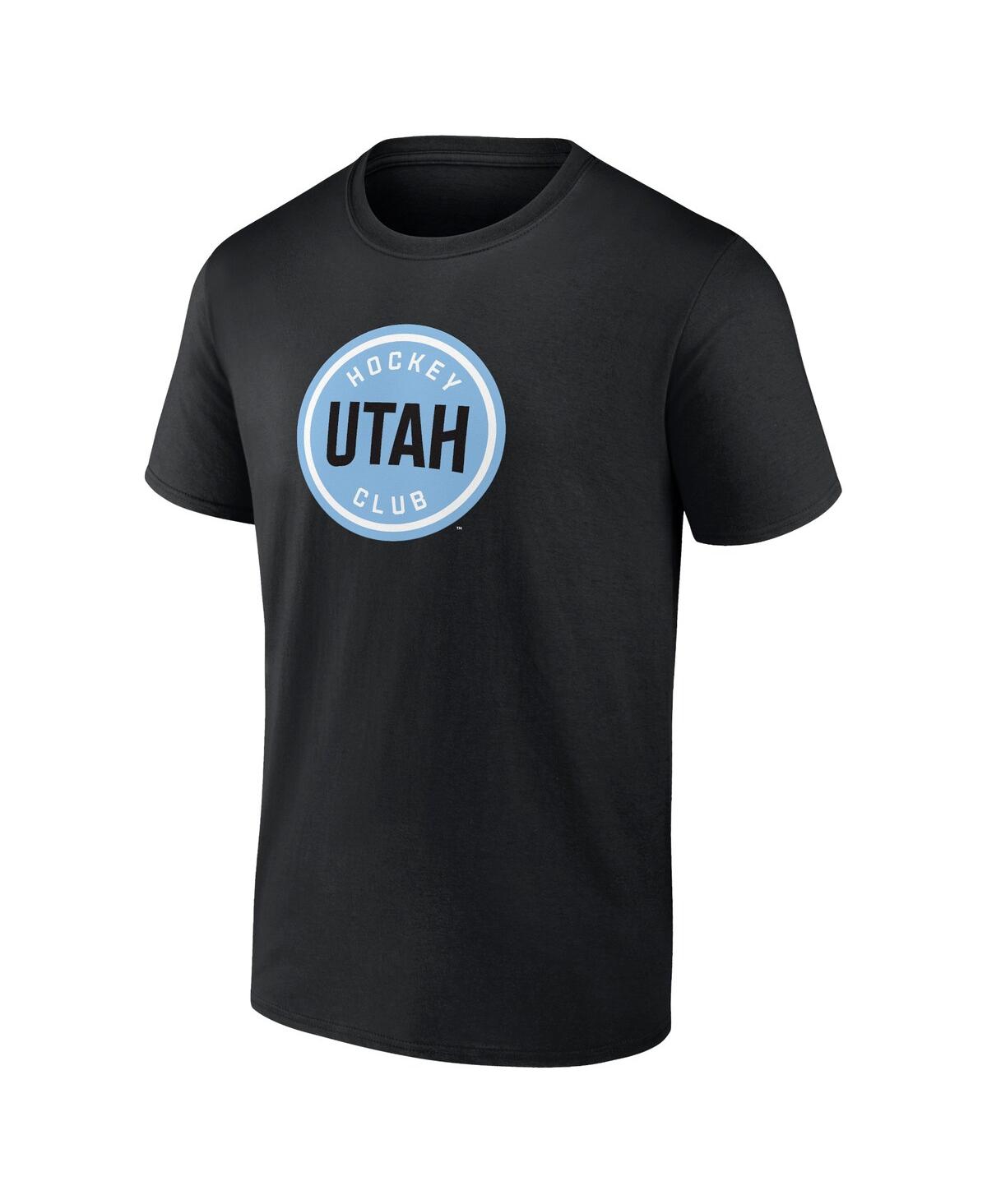 Fanatics Men'sUtah Hockey Club Draft Logo T-Shirt - Black