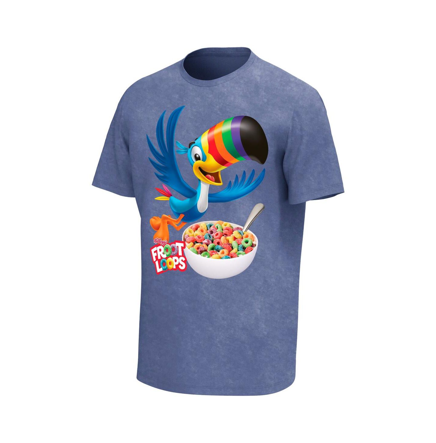 Мужская футболка Philcos Blue Fruit Loops Logo Washed — фото 2