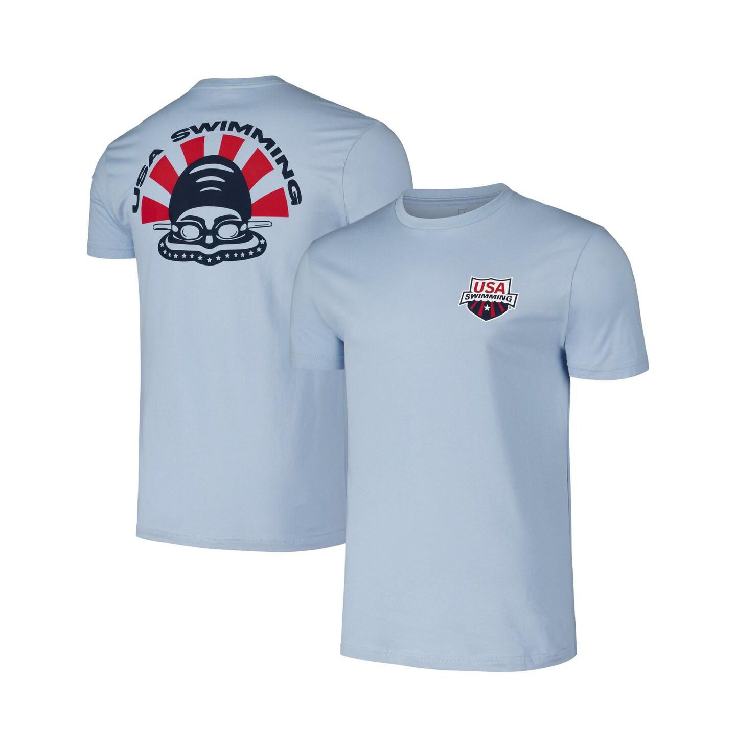 Футболка Flomotion Powder Blue USA Swimming Swimmer — фото 1