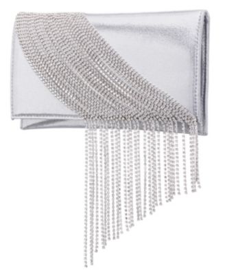 Crystal Chain Slim Envelope Clutch