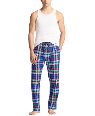 Men's Plaid Flannel Pajama Pants